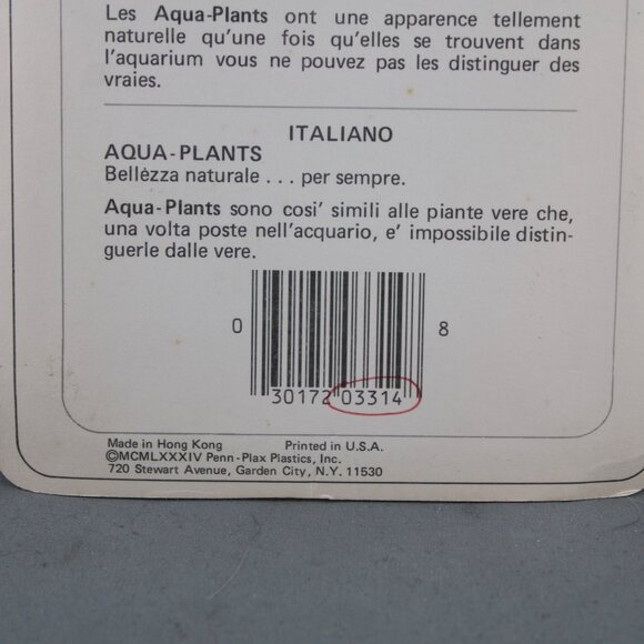 Vintage Aquarium Plant - Stonewort by Penn Plax - New In Package - Picture 7 of 7